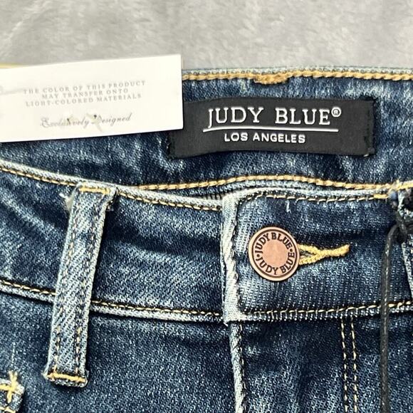 Judy Blue Relaxed High Waist Patch Pockets‎ Jeans Sz 26 90s mom Jean Style - Picture 6 of 15